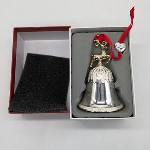 NIB Things Remembered silver 2015 deer bell